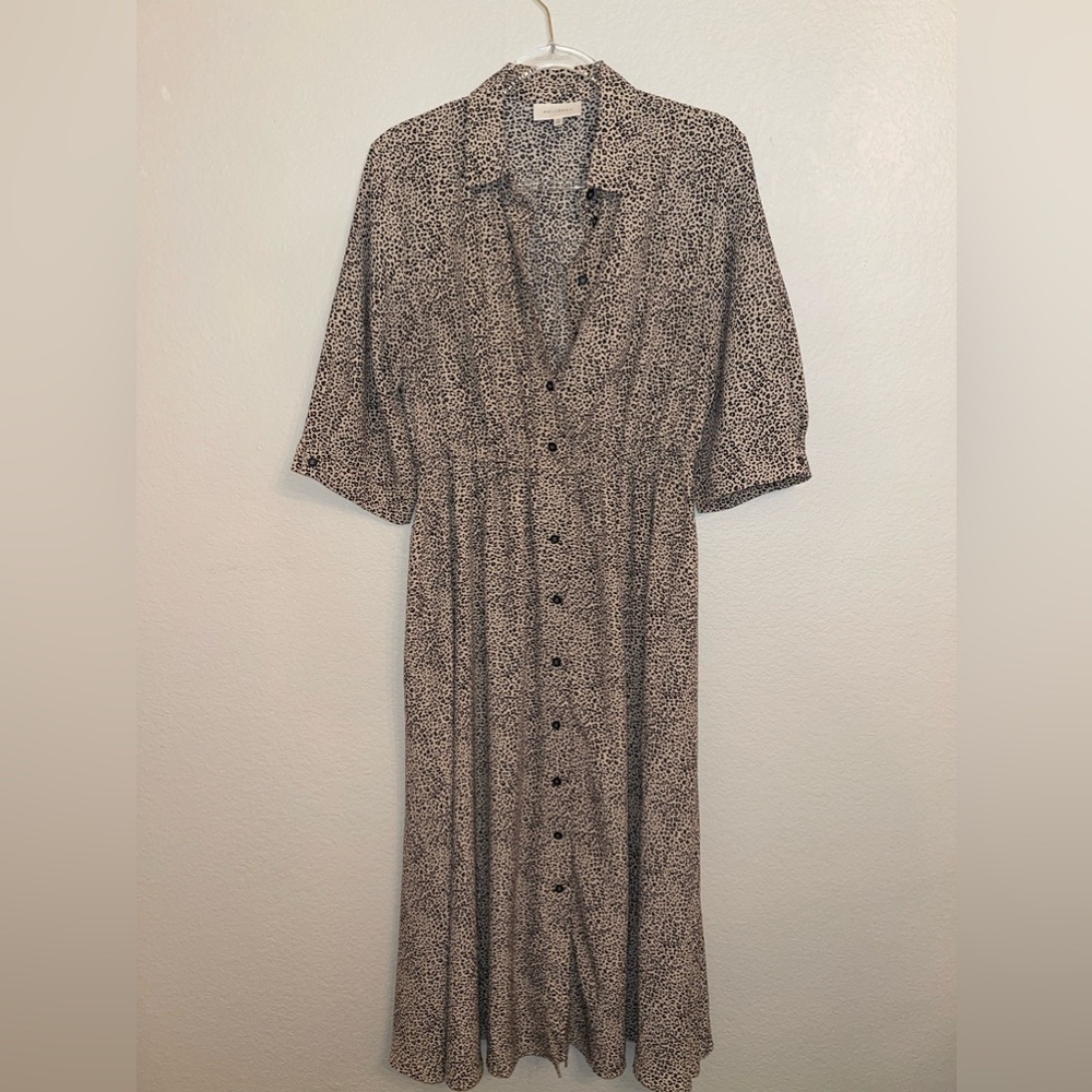 MELLODAY CHEETAH PRINT DRESS W/ POCKETS!!!!!